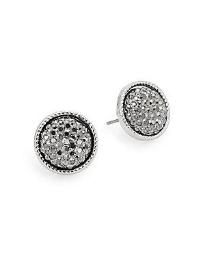 Carol Dauplaise Core Fave Radiant Button Earrings
