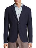 Saks Fifth Avenue Collection Solid Knit Sportcoat