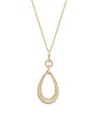 Effy 14k Yellow Gold & Diamond Pendant Necklace