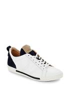 Alessandro Dell'acqua Leather Low Top Sneakers