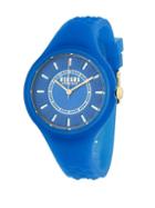 Versus Versace Embossed Silicone Strap Watch