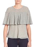 Prose & Poetry Ione Bell Sleeve Two-layer Top