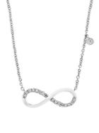 Effy 14k White Gold & Diamond Infinity Pendant Necklace
