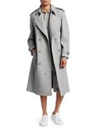 Burberry Westminster Heathered Trench Coat