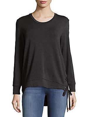 Saks Fifth Avenue Blue Pullover Roundneck Sweater