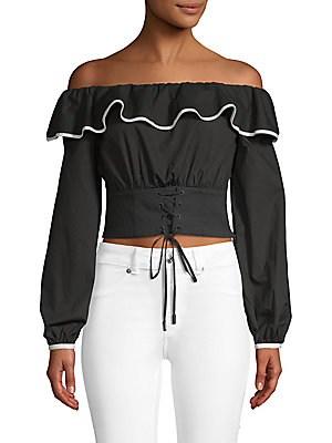 Lovers + Friends Bailey Off-the-shoulder Top