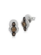 Le Vian Chocolatier Deco Estate Diamond & 14k White Gold Earrings