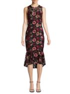 Calvin Klein Collection Floral Lace Mermaid Dress