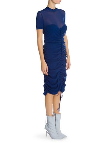 Unravel Project Elacot Lace-front Hybrid Dress