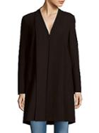 Lafayette 148 New York Pleated Zip-front Solid Dress