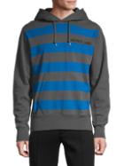 Helmut Lang Striped-front Hoodie