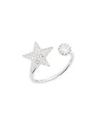 Cz By Kenneth Jay Lane Cubic Zirconia Pave Star Ring