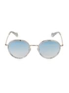 Balenciaga 55mm Round Metal Sunglasses