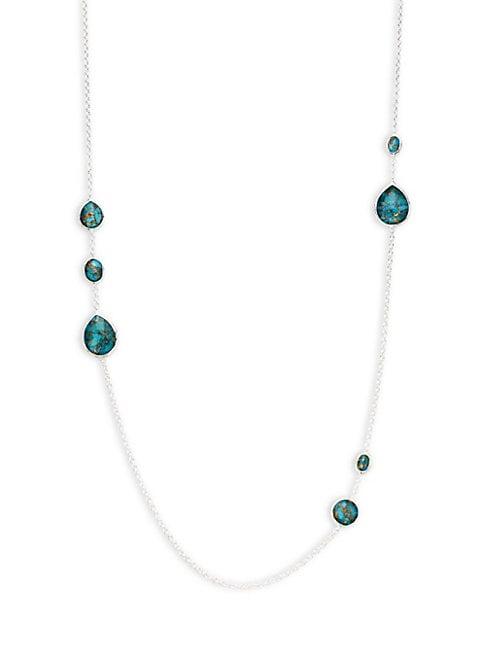 Ippolita Sterling Silver & Bronze Turquoise Necklace