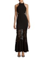 Fame And Partners Chantilly Floor-length Dress