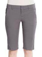 Vince Stretch-cotton Bermuda Shorts