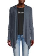 Miss Me Textured Hooded Cardigan