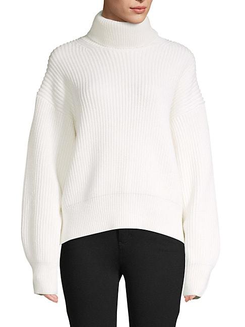 Helmut Lang Ribbed Wool-blend Sweater