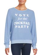 Wildfox Party Slogan Sweater