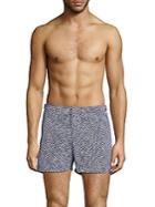 Orlebar Brown Maze-print Zipper Swim Shorts