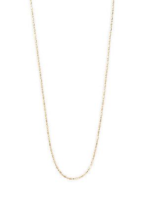 Royal Chain 14k Yellow Gold Single Strand Necklace