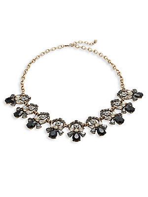 Cara Studded Pendant Necklace- 20in