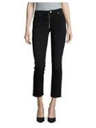 Hudson Ring-zip Cropped Jeans