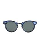 Bottega Veneta Novelty 46mm Round Sunglasses