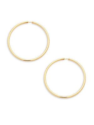 Saks Fifth Avenue Endless 14k Gold Hoop Earrings/2.25