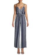 Supply & Demand Printed Strappy Jumpsuit