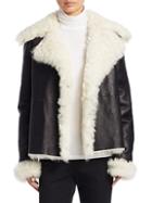 Theory Reversible Shearling Coat