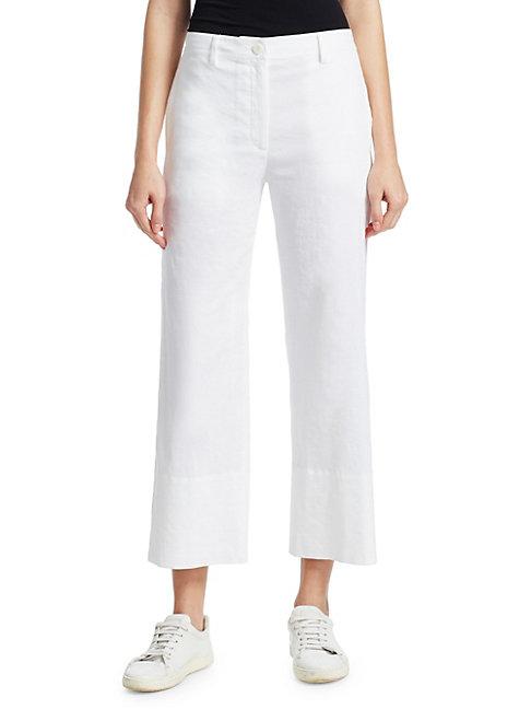 Theory Linen Pull-on Pants