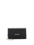 Love Moschino Quilted Chain Clutch