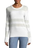 Rag & Bone Slim-fit Burnout Stripe Sweater