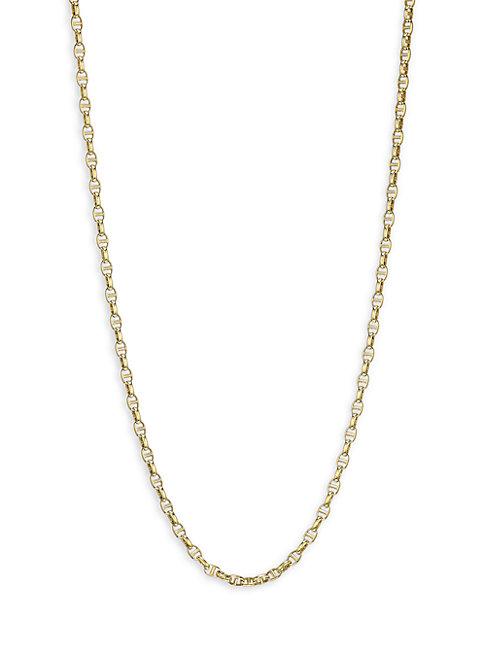 Saks Fifth Avenue Made In Italy 14k Yellow Gold Mariner Chain Necklace