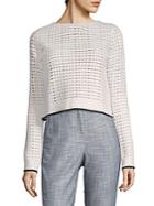 Narciso Rodriguez Grid Knitted Top