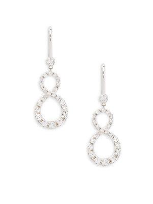 Kwiat Elements Diamond & 18k White Gold 8 Earrings