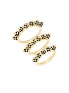 Eddie Borgo Pave Cone Band Stackable Ring Set
