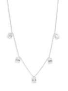 Effy 14k White Gold & Diamond Station Necklace