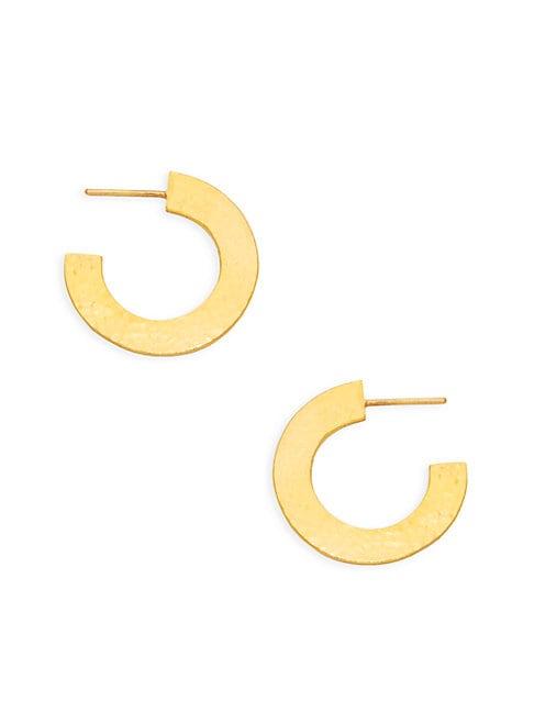 Gurhan Hoopla 24k Yellow Gold Hoop Earrings