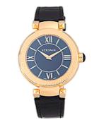 Versace Leda Mother-of-pearl Leather Strap Watch