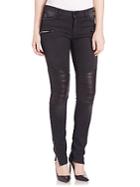 Bailey 44 Embroidered Skinny Jeans