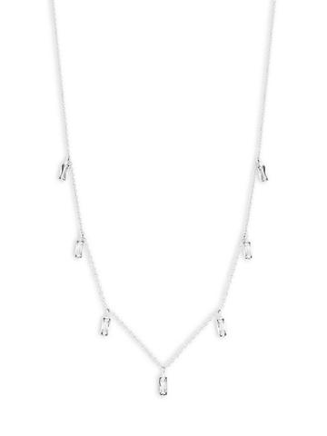 Gorjana Silverplated & Crystal Necklace
