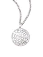 Effy Diamonds & Sterling Silver Pendant Necklace