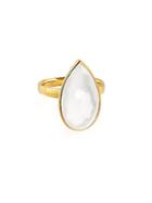 Ippolita Rock Candy 18k Gold Teardrop Solitaire Ring