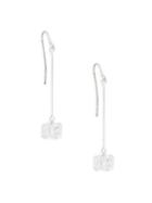 Ava & Aiden Crystal Cube Linear Drop Earrings
