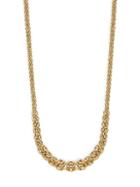 Saks Fifth Avenue 14k Yellow Gold Graduated Byzantine Link Necklace