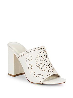 Joie Laban Shell Leather Mules