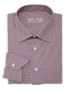 Canali Modern-fit Checkered Dress Shirt