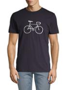 French Connection Embroidered Bike Cotton Tee